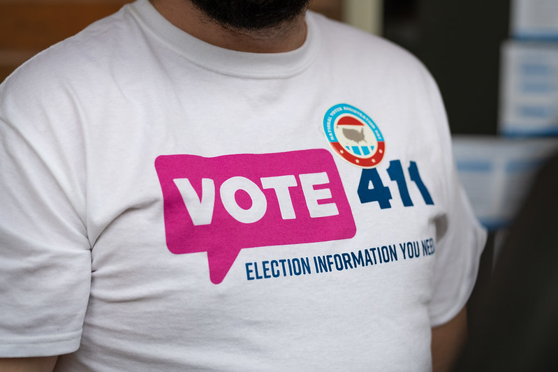 Tshirt with VOTE411 logo